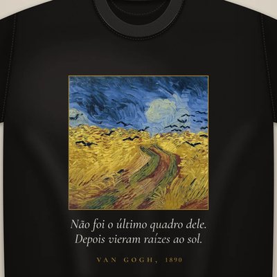 Camiseta com a arte Os corvos